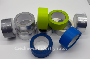 Blue masking tape and Green Colored Masking Tape Rolls for Industrial Use